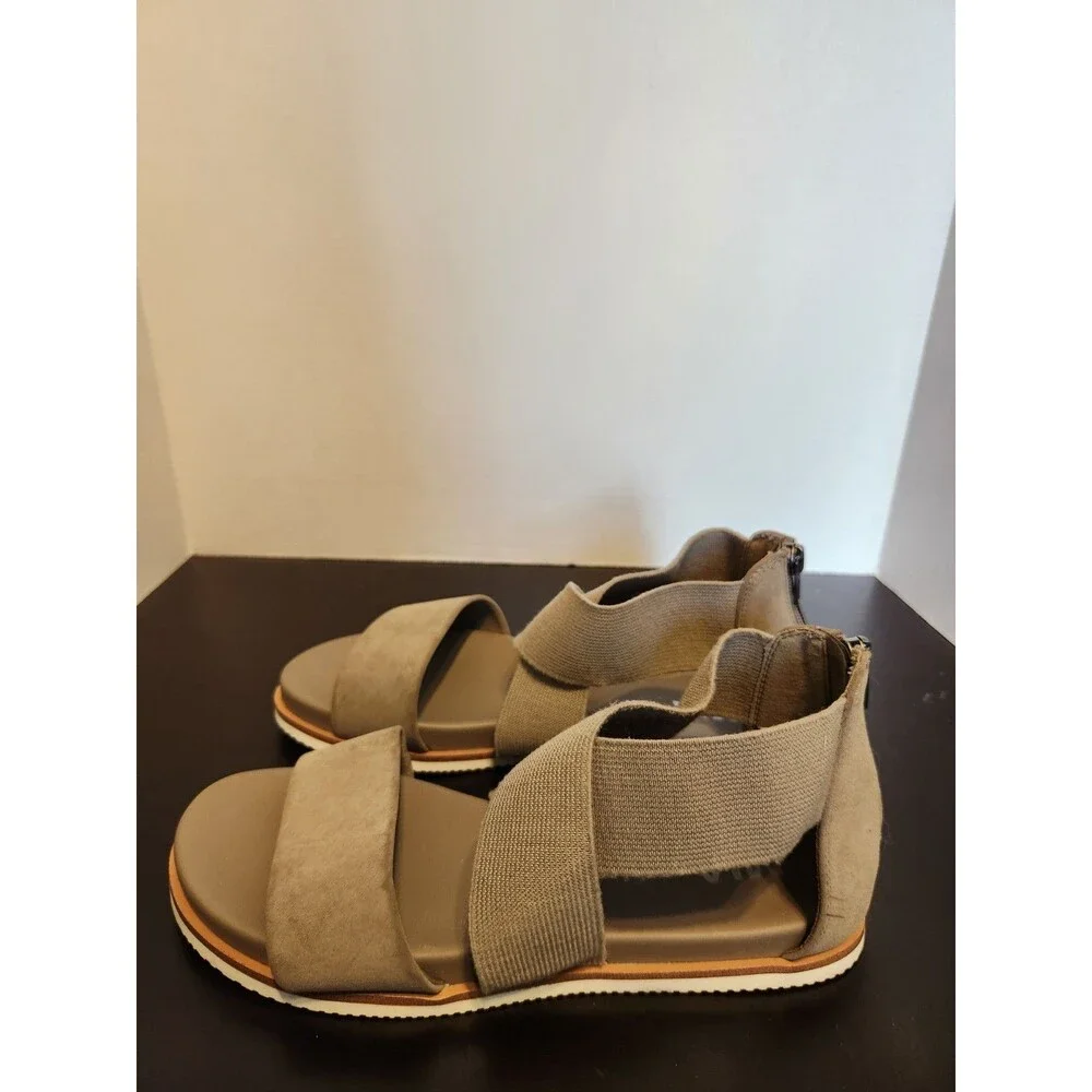 Mia Valuna Elastic Band Sandal Brown Size 6